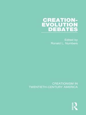 cover image of Creation-Evolution Debates